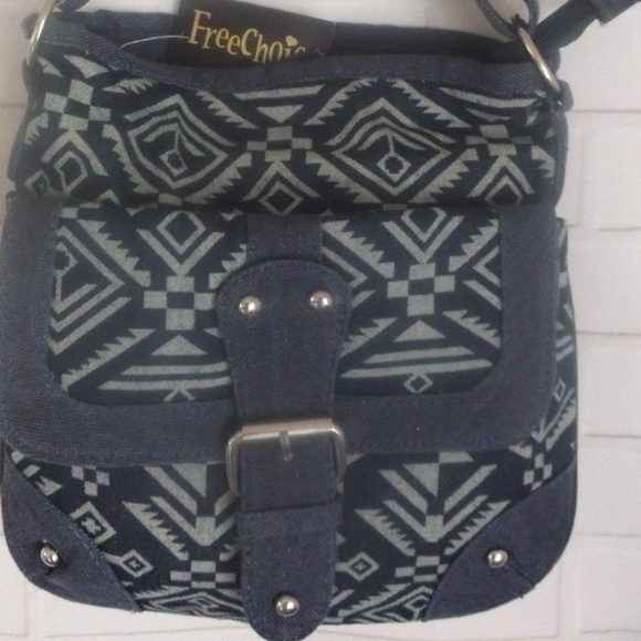 Free Choice by Elis Denim Crossbody Shoulder Bag - Picture 1 of 3